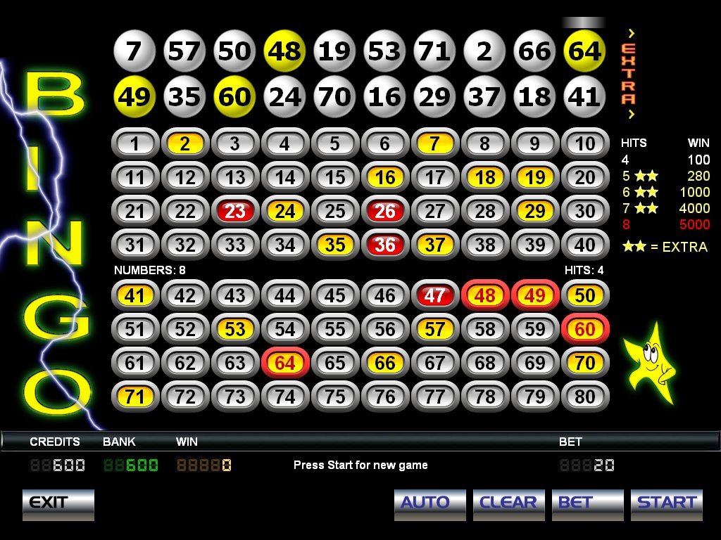 Bingo Slot Machines Games