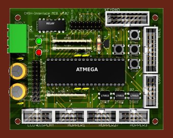 CASH-Interface MC8 credit board